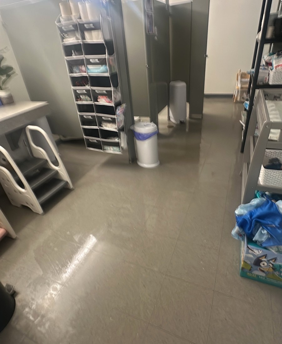 Detailed commercial floor cleaning in a facility