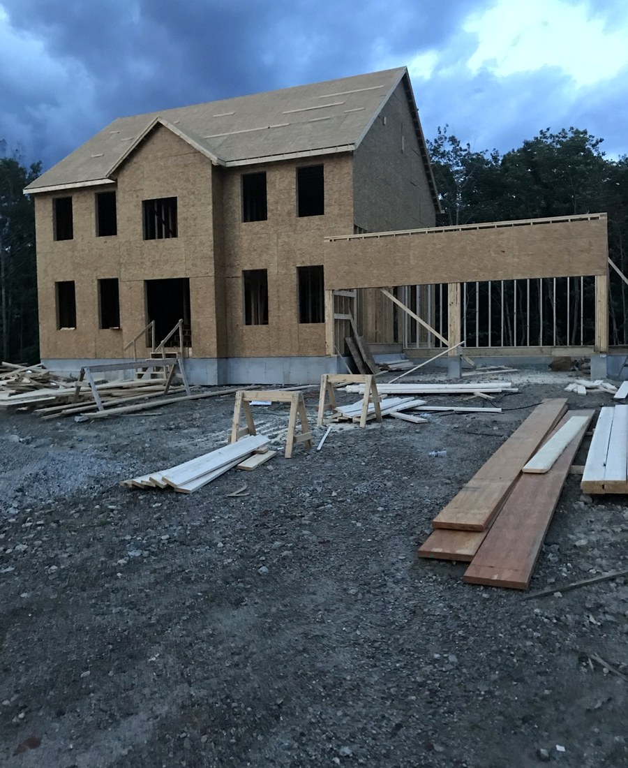 Post-construction cleanup project in Massachusetts